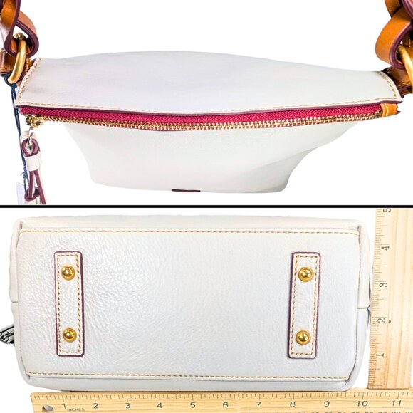 Dooney & Bourke NWT Florentine Randy Ivory Ecru Leather Shoulder Bag - Picture 5 of 11